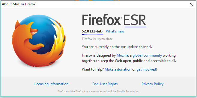 Firefox Version